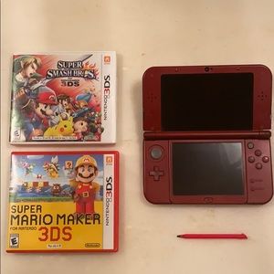 Nintendo 3DS XL with games (charger included)